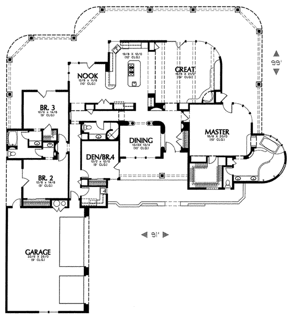 main floor house blueprint