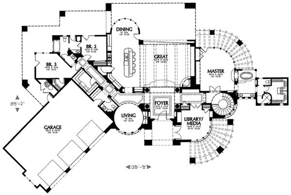 main floor house blueprint
