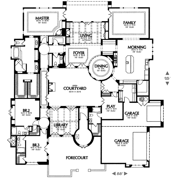 main floor house blueprint
