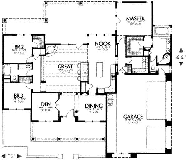 main floor house blueprint