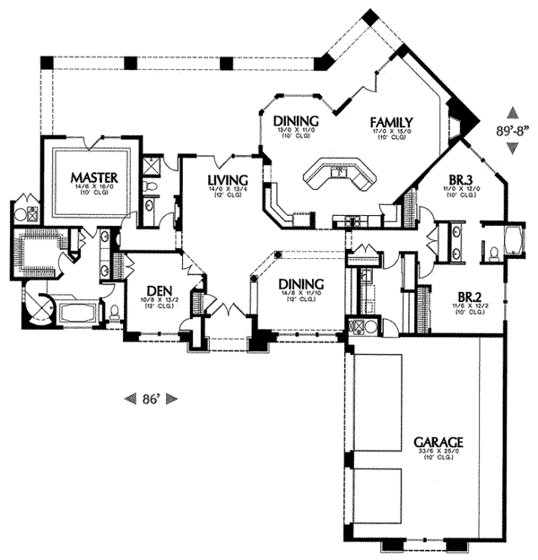 main floor house blueprint