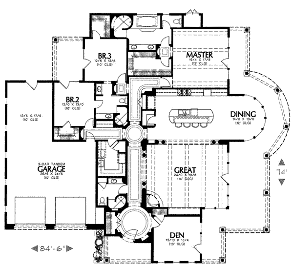 main floor house blueprint