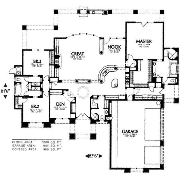 main floor house blueprint