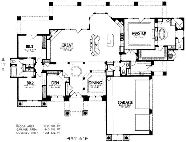 main floor house blueprint