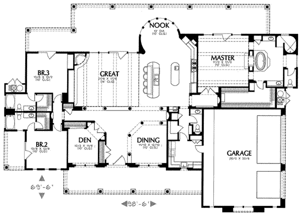 main floor house blueprint