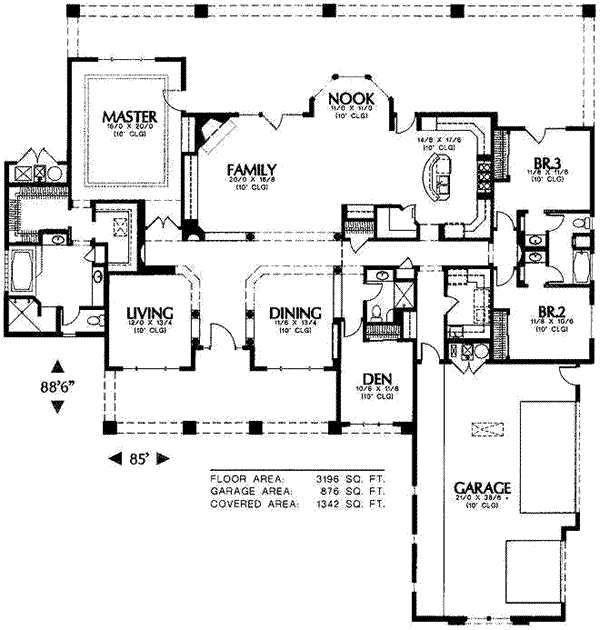 main floor house blueprint