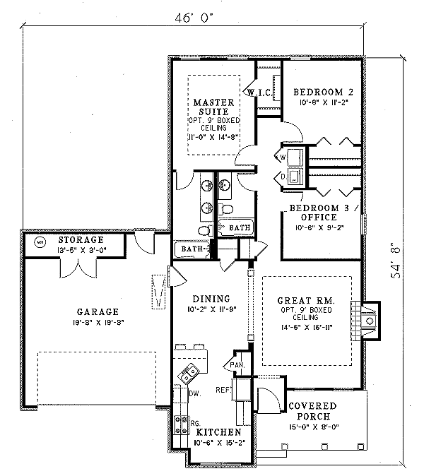 main floor house blueprint