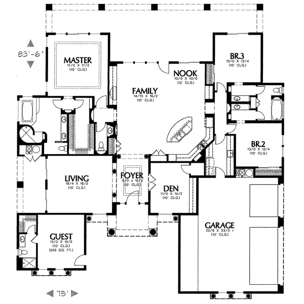 main floor house blueprint