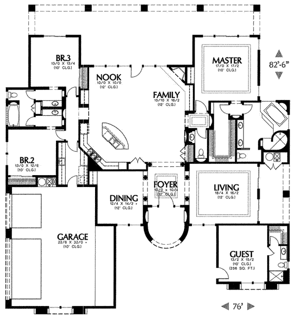 main floor house blueprint