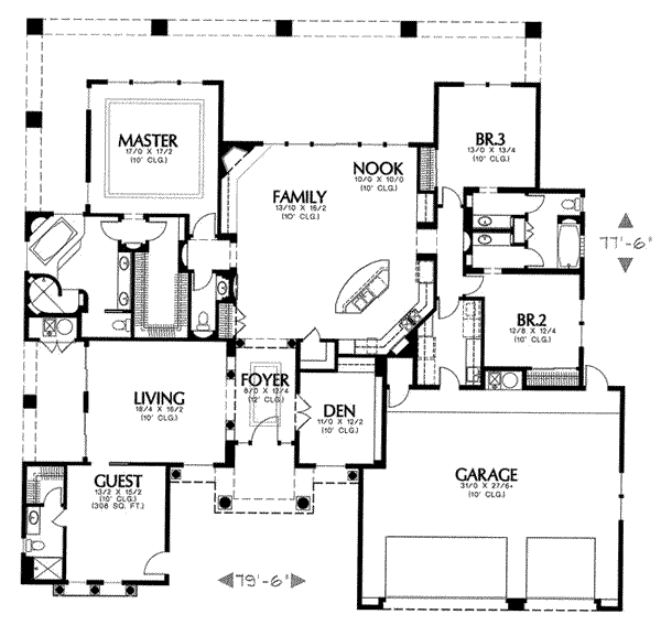 main floor house blueprint