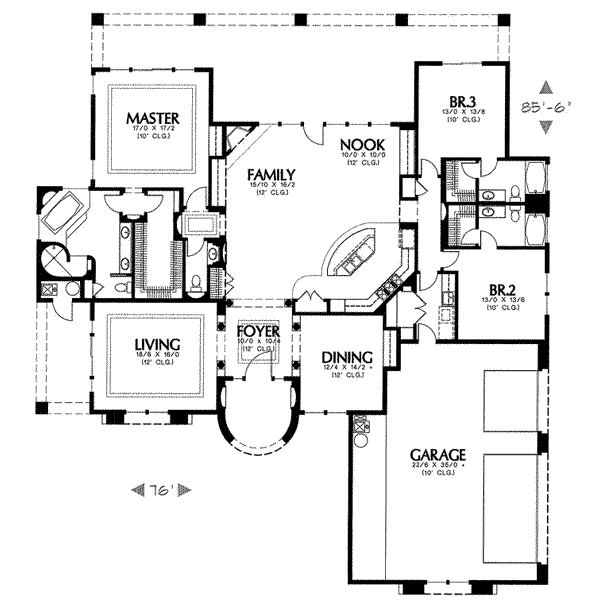 main floor house blueprint