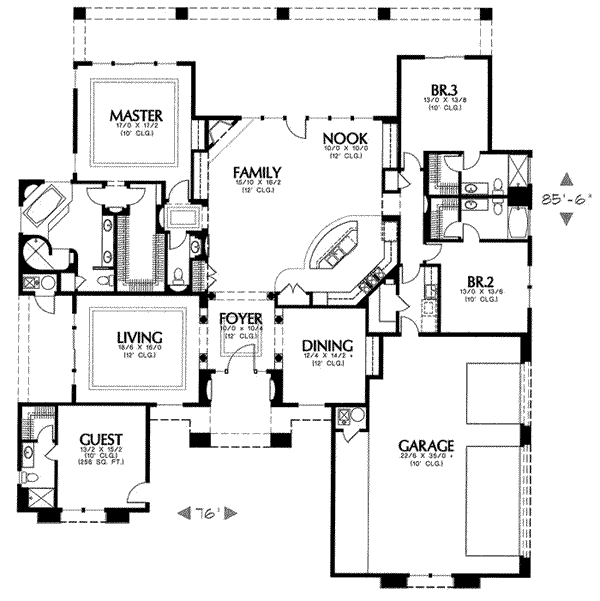 main floor house blueprint