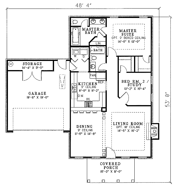 main floor house blueprint