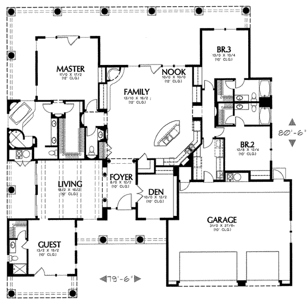 main floor house blueprint