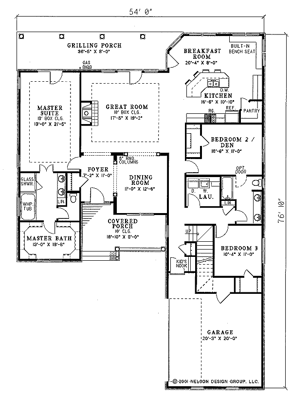 main floor house blueprint
