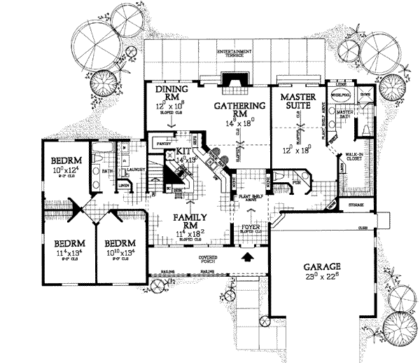main floor house blueprint