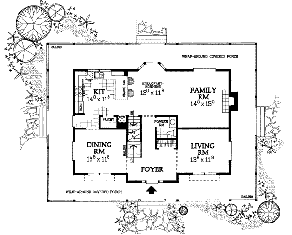 main floor house blueprint