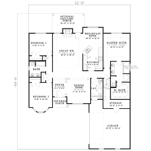 main floor house blueprint