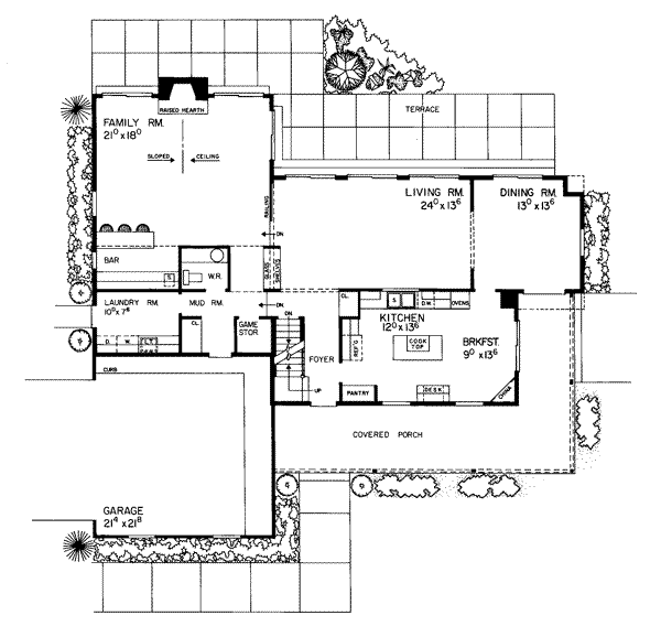 main floor house blueprint