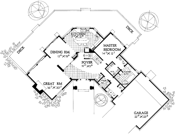 main floor house blueprint