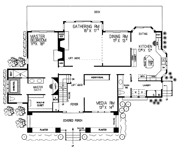 main floor house blueprint