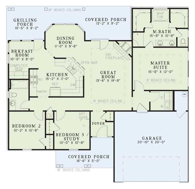 main floor house blueprint