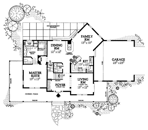 main floor house blueprint