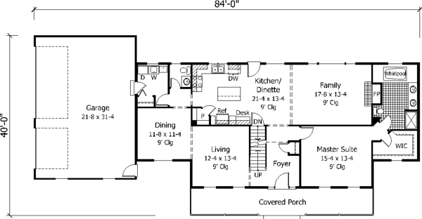 main floor house blueprint