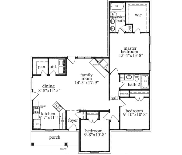 main floor house blueprint