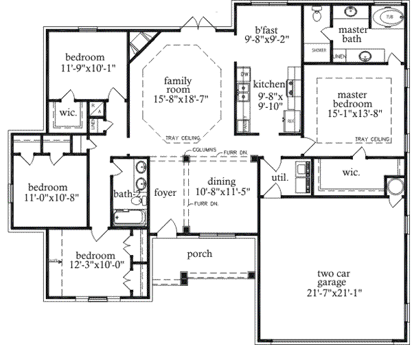 main floor house blueprint