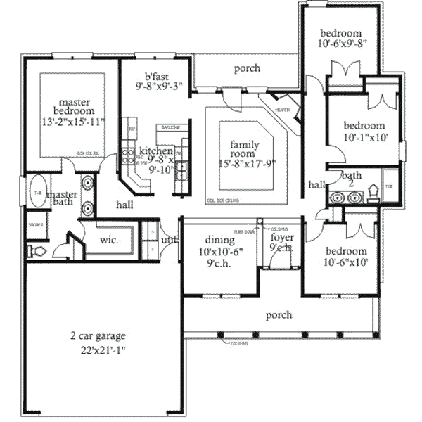 main floor house blueprint