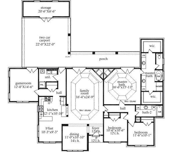 main floor house blueprint