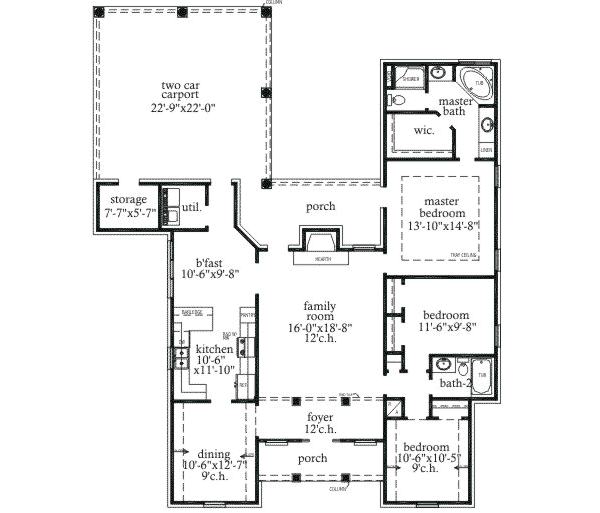 main floor house blueprint