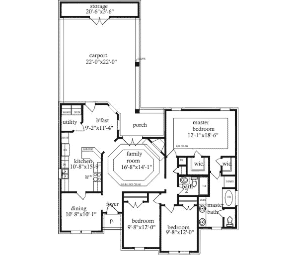 main floor house blueprint