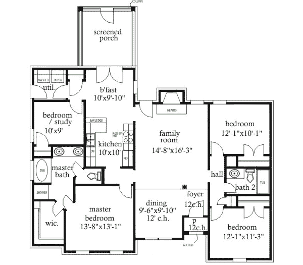 main floor house blueprint