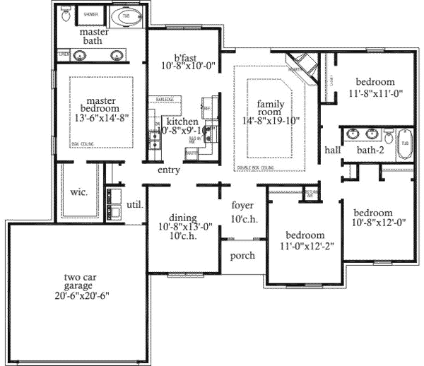 main floor house blueprint
