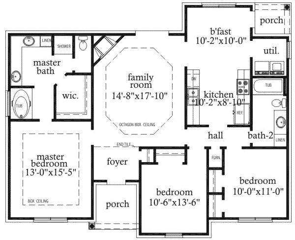 main floor house blueprint