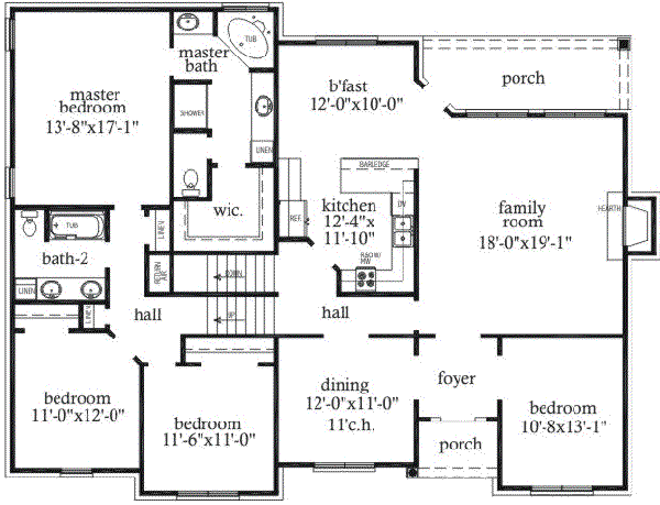 main floor house blueprint