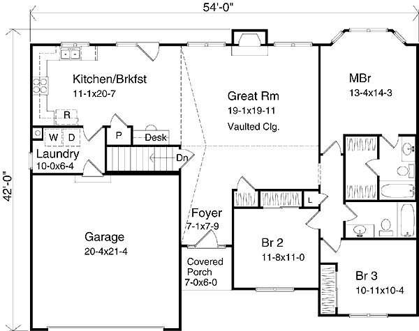 main floor house blueprint