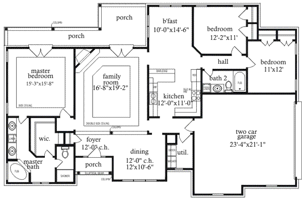 main floor house blueprint
