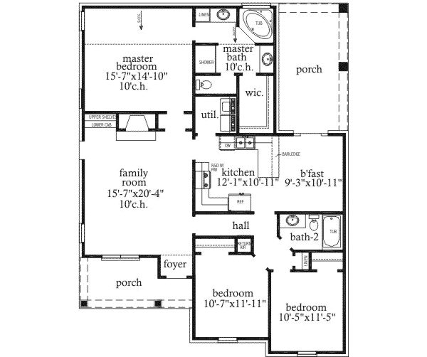 main floor house blueprint