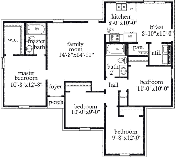 main floor house blueprint