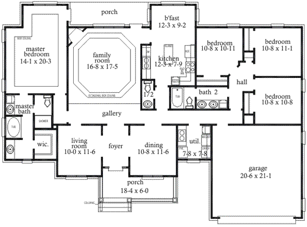 main floor house blueprint