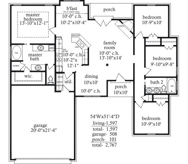 main floor house blueprint