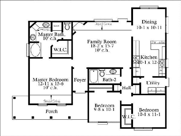 main floor house blueprint