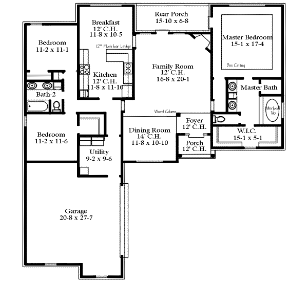 main floor house blueprint