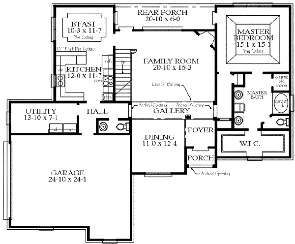 main floor house blueprint