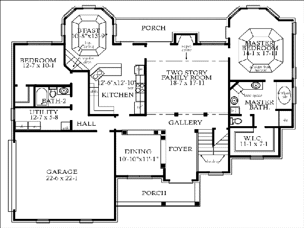 main floor house blueprint
