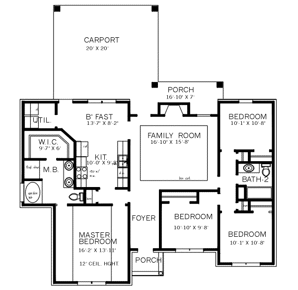 main floor house blueprint