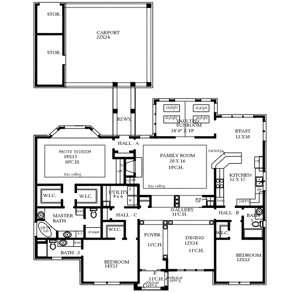 main floor house blueprint